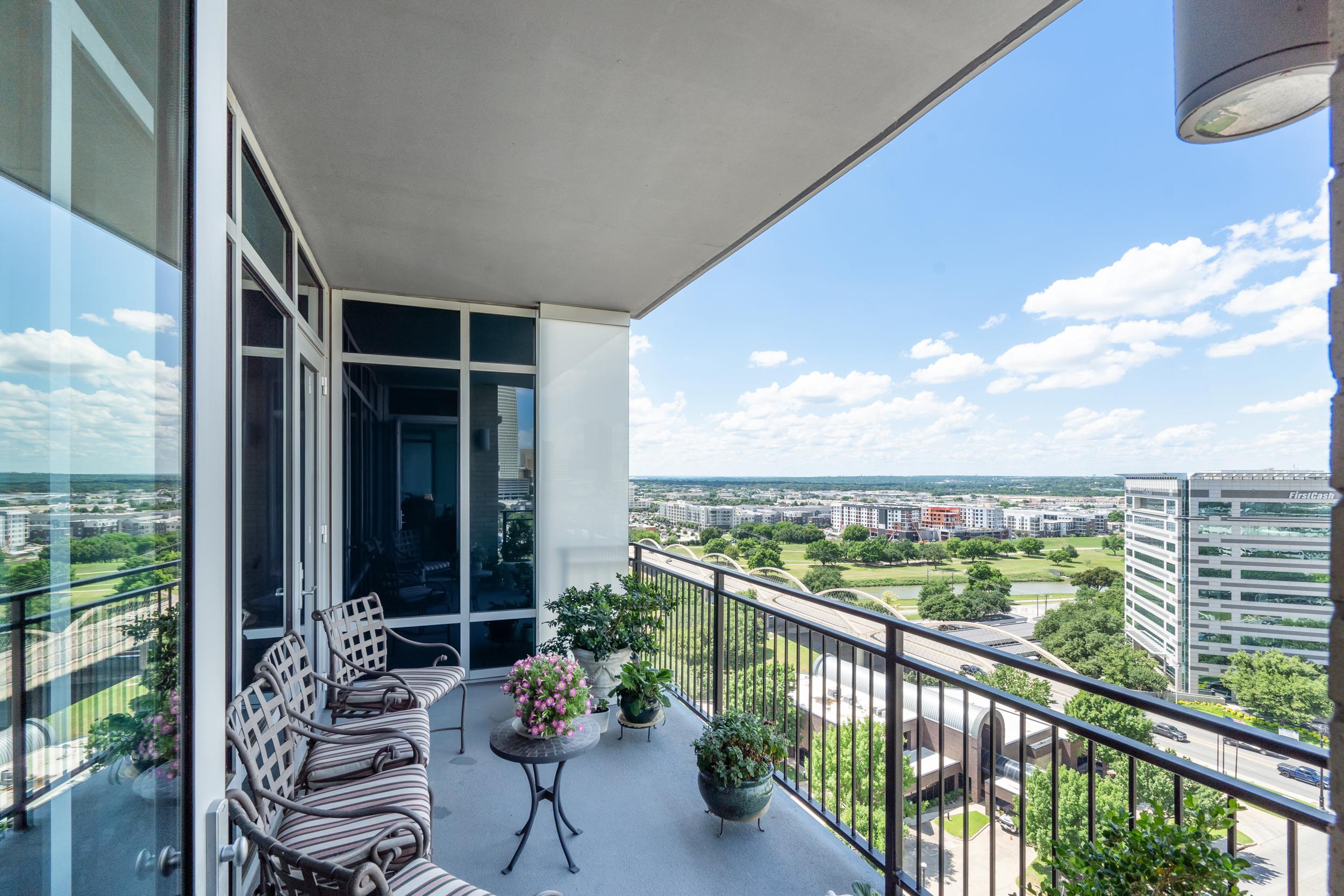 A balcony of the Nolan floor plan.